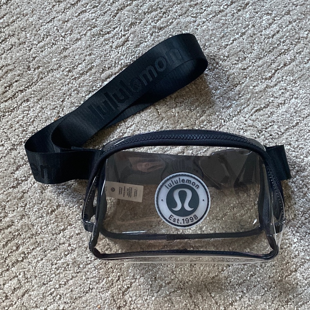 Clear Lululemon Belt Bag 1L